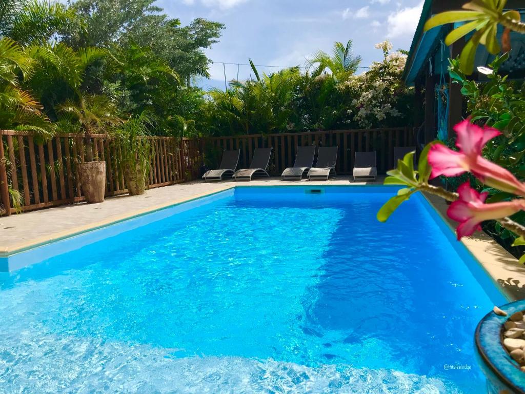 Bazén v ubytování Titalee Lodge 3 Villas autour d'une piscine nebo v jeho okolí