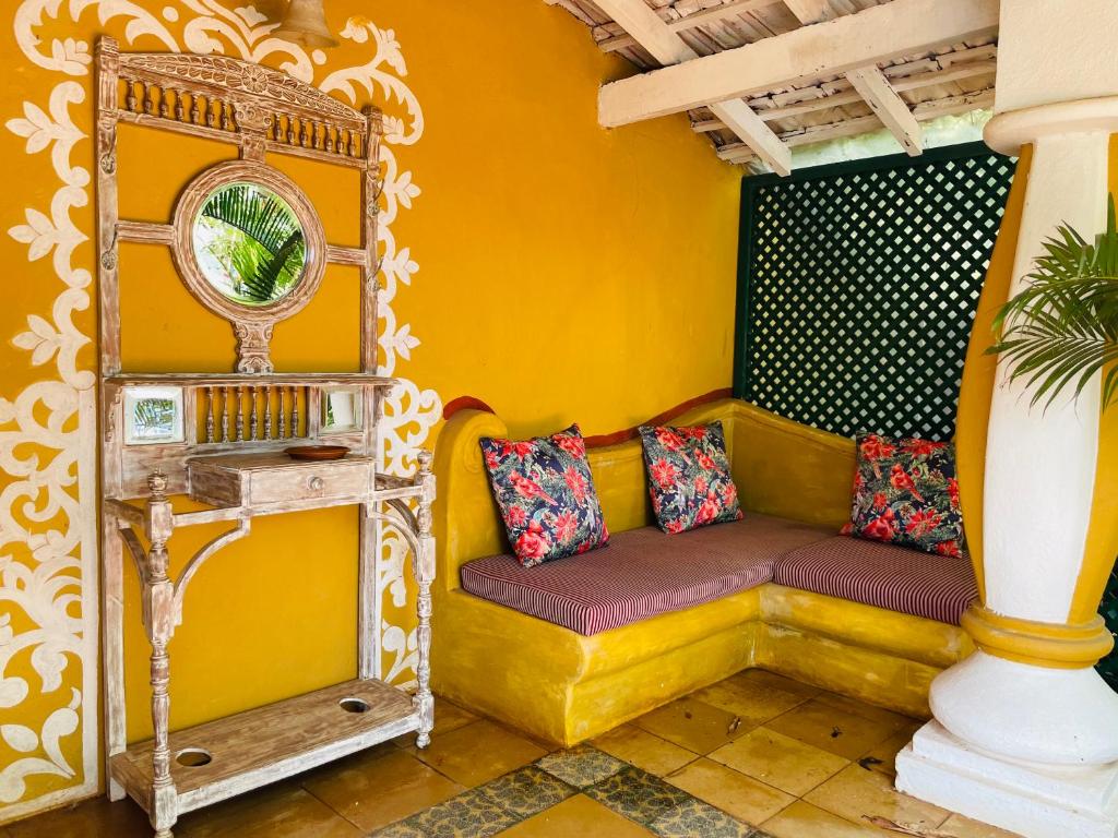 Гостиная зона в Casa Anjuna