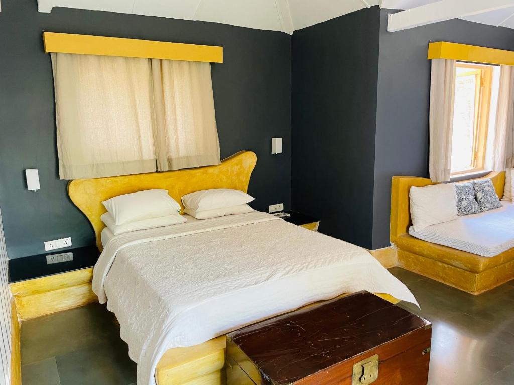 Кровать или кровати в номере Casa Anjuna
