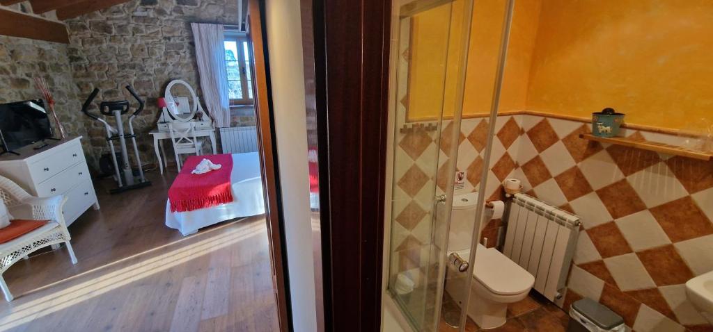 Koupelna v ubytování Apartamentos Casa Bárbora - AR-720-AS