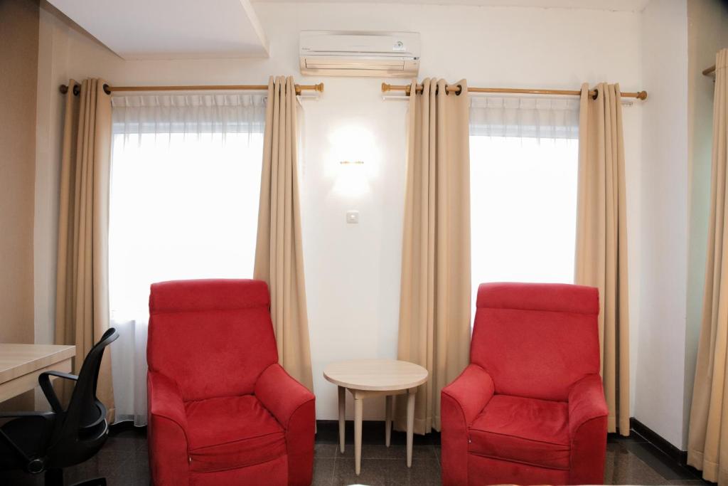 Posezení v ubytování Grand Inna Medan