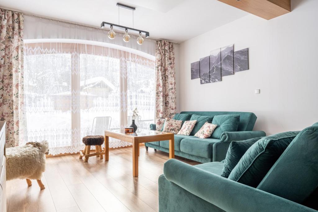 Posedenie v ubytovaní Apartamenty Jasiowe Turnie nr 3 i nr 10 Krupówki 3km