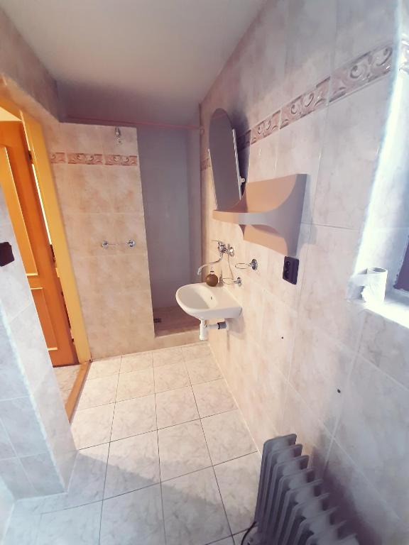 Koupelna v ubytování Apartmány Goral Oravice