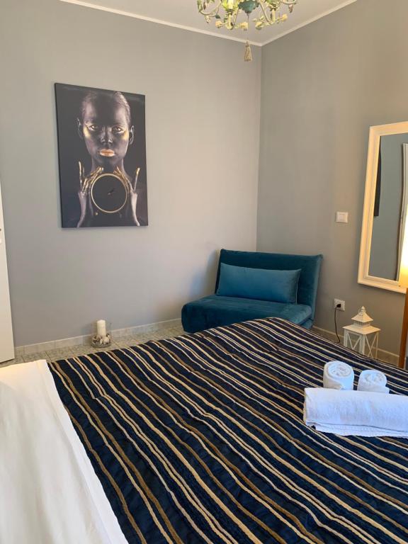 Postel nebo postele na pokoji v ubytování Maison belle Vue