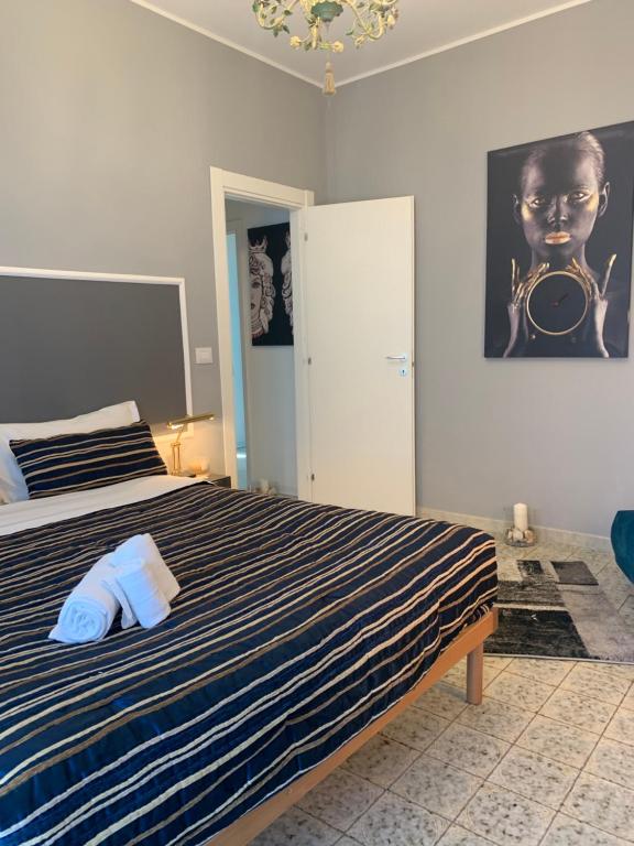 Postel nebo postele na pokoji v ubytování Maison belle Vue