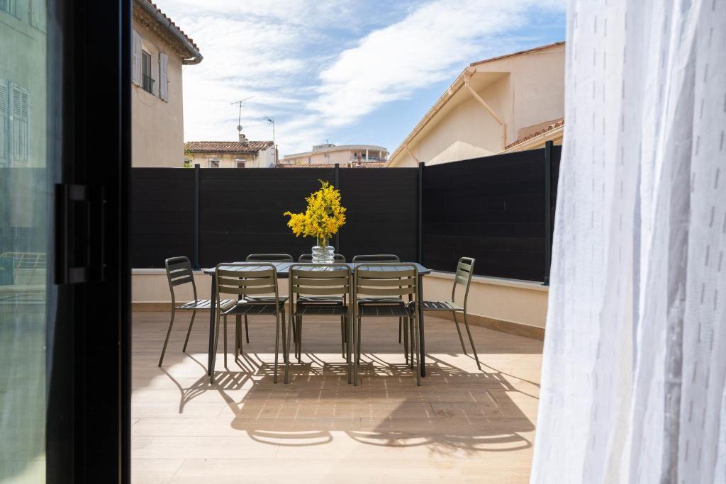 Balkón alebo terasa v ubytovaní La Maison Du Parc 4 Standing Terrasse Parking Wifi Clim