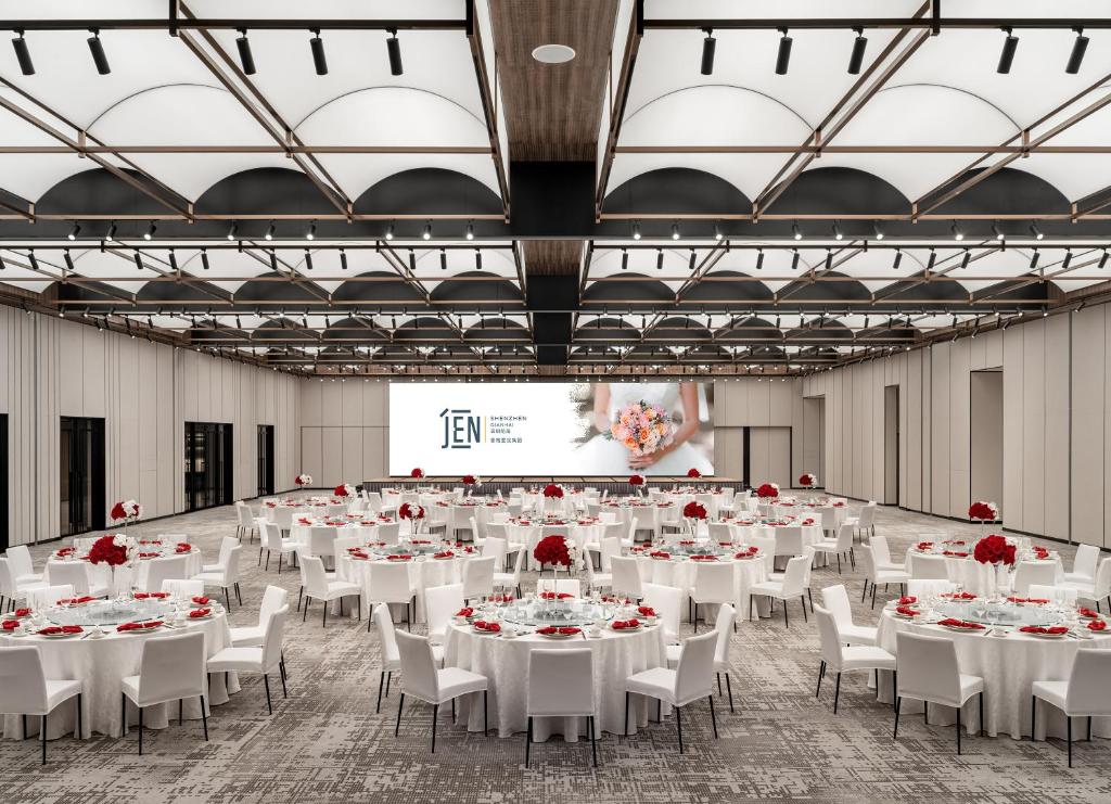 Restaurace v ubytování Jen Shenzhen Qianhai By Shangri-La