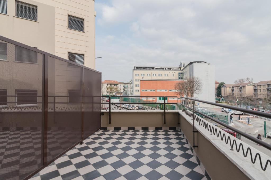 Balkón nebo terasa v ubytování Pavia Tower - by Host4U