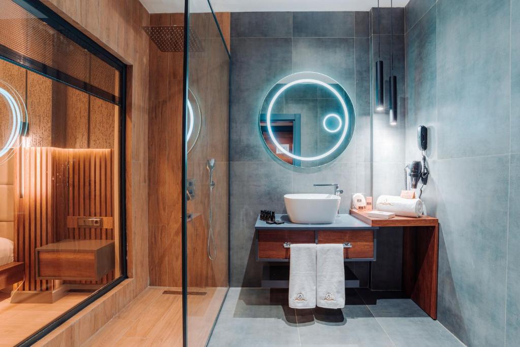 Ванная комната в Aksular Hotel