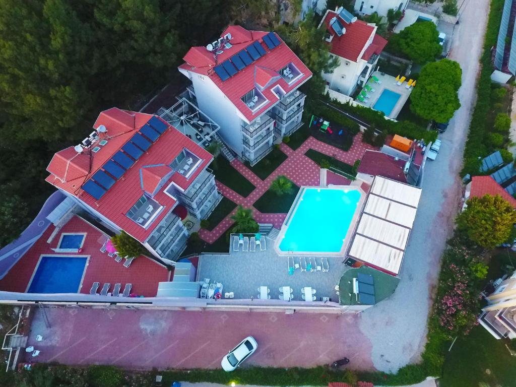 Letecký snímek ubytování Nokta Çalış Suit Apart, Fethiye, Ölüdeniz