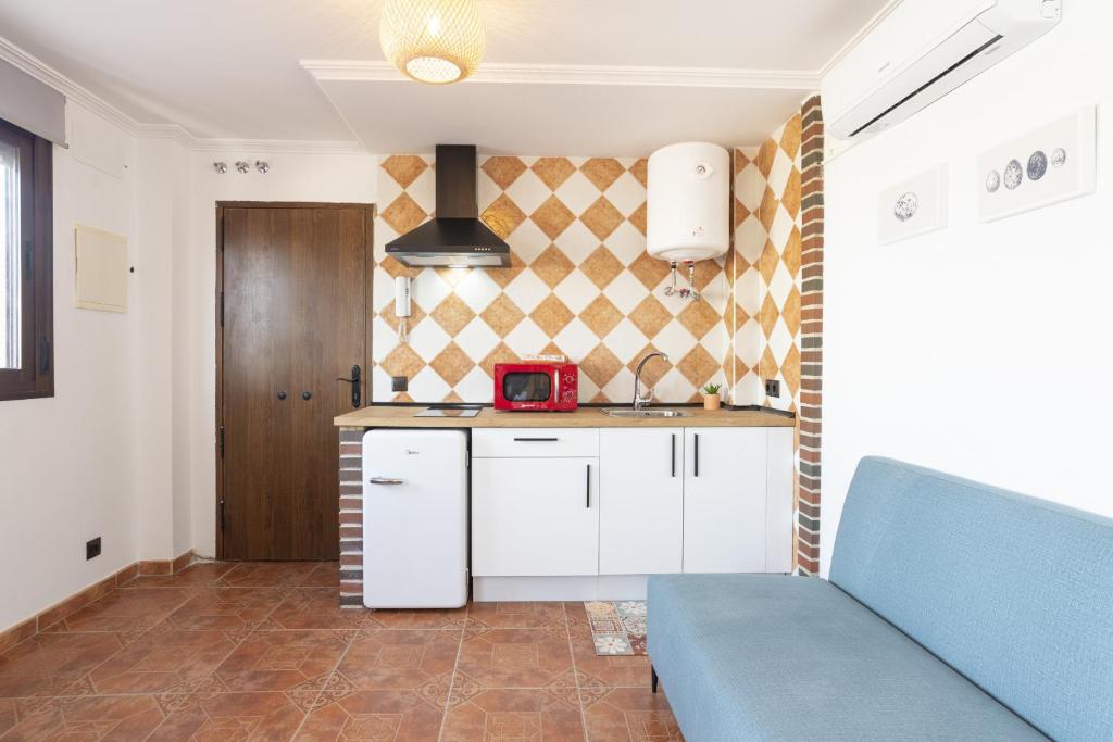 Kuchyň nebo kuchyňský kout v ubytování Urbe10 Pedregalejo Loft 3
