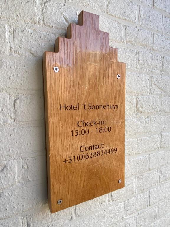 Certifikát, hodnocení, plakát nebo jiný dokument vystavený v ubytování Hotel 't Sonnehuys