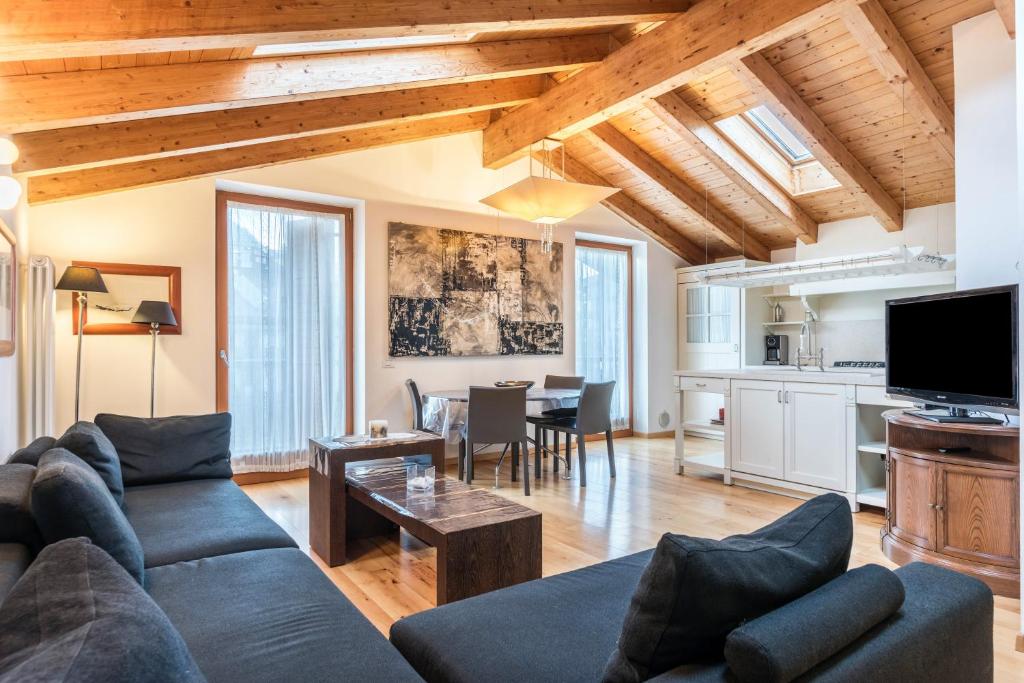 Kuchyň nebo kuchyňský kout v ubytování Casa Lidia Luxury attico 7