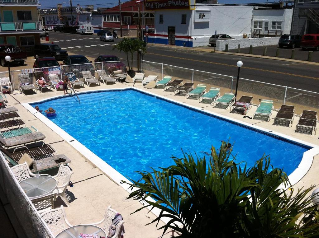 Bazén v ubytování Surfside Motel - Seaside Heights nebo v jeho okolí