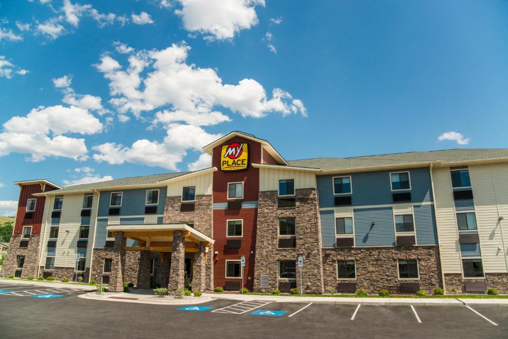 a rendering of a hotel with a mgm sign at My Place Hotel-Missoula, MT in Missoula