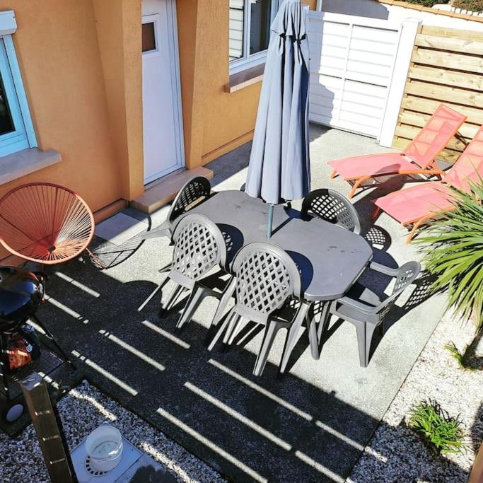 Balkón nebo terasa v ubytování Maison de vacances 4/6 personnes