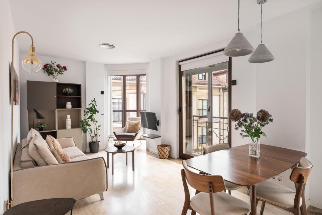 Posezení v ubytování Apartamentos Suite The Way