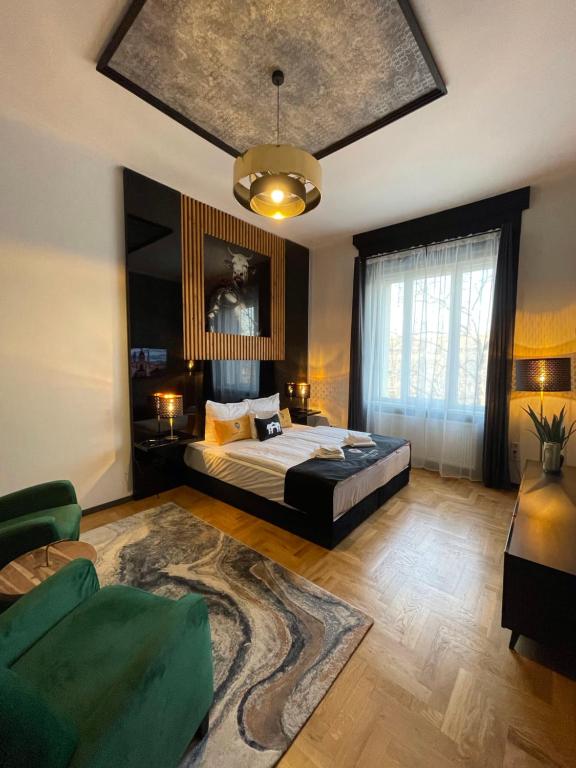 Postel nebo postele na pokoji v ubytování Smart Hotel Budapest