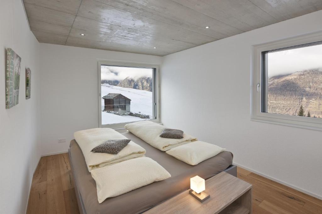 Nespecifikovaný výhled na hory nebo výhled na hory při pohledu z apartmánu