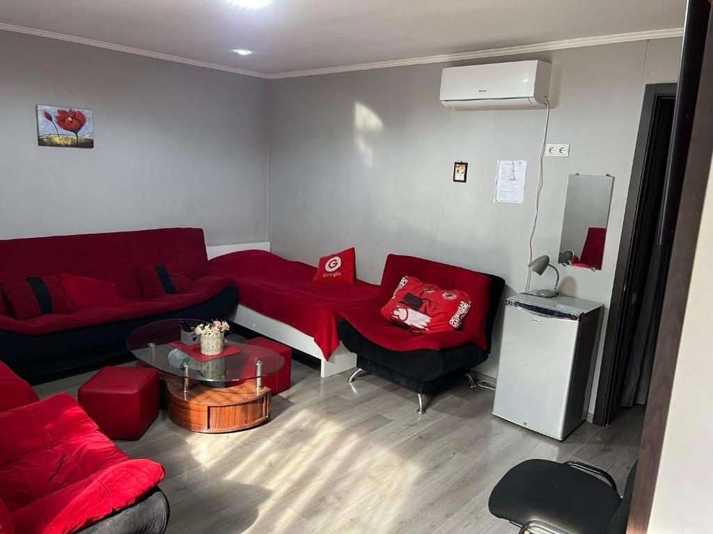 Posezení v ubytování Apartments Lezzet