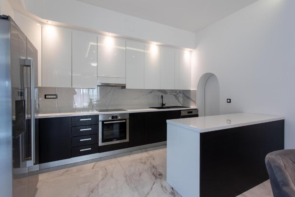 Kuchyňa alebo kuchynka v ubytovaní Holiday apartment Capeta