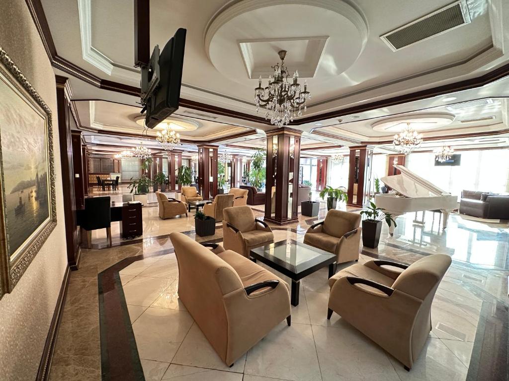 Posezení v ubytování Modern Hotel