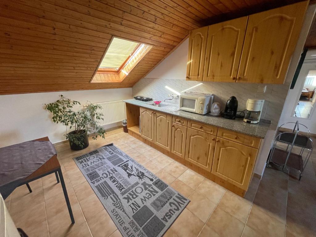Kuchyň nebo kuchyňský kout v ubytování Hot-l Mini