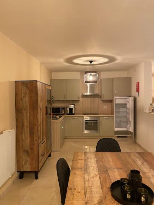 Kuchyň nebo kuchyňský kout v ubytování Gîte chez Salvatore Vresse
