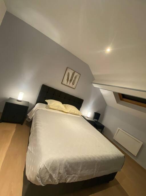 Postel nebo postele na pokoji v ubytování Gîte chez Salvatore Vresse