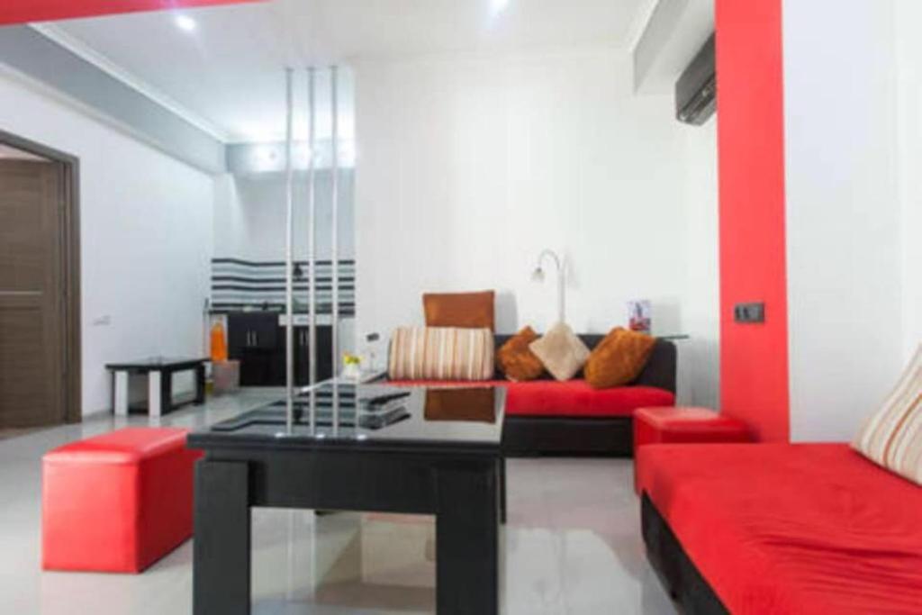 Posezení v ubytování Apartments Lezzet
