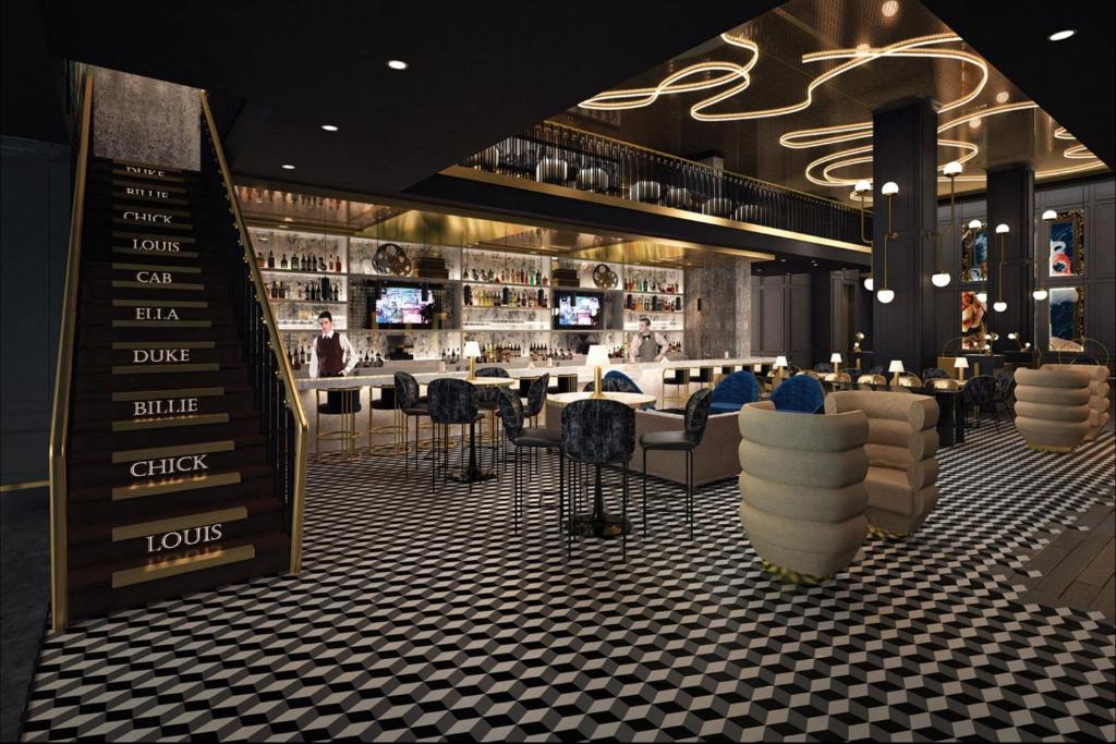 Lounge nebo bar v ubytování Renaissance New York Harlem Hotel