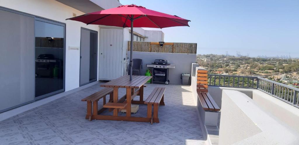 Balkón nebo terasa v ubytování Penthouse 2