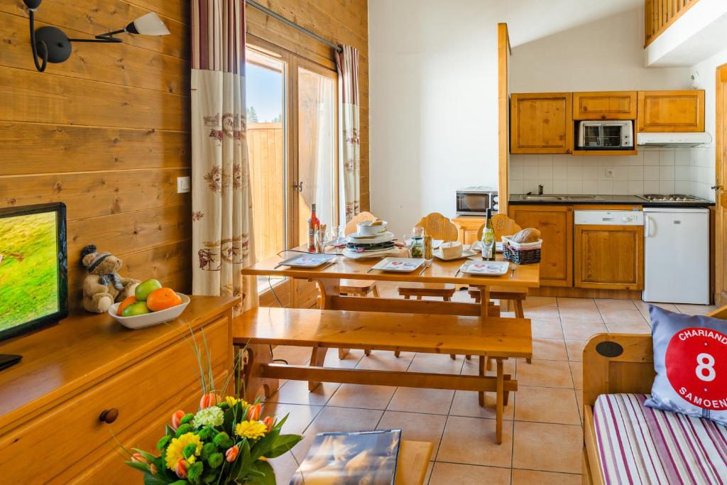 Lagrange Vacances Les Fermes de Samoëns - 一卧室公寓 - 带壁龛（6位成人）