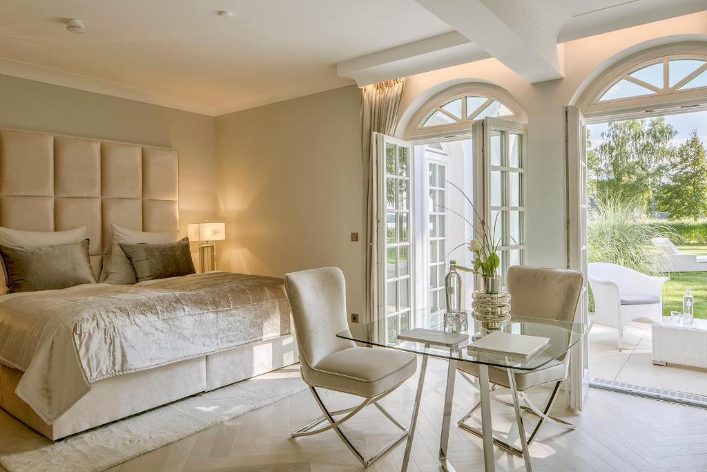Villa Contessa - Luxury Spa Hotelsにあるベッド