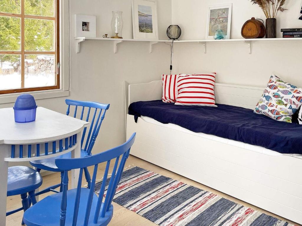 Posezení v ubytování Holiday home BLIDÖ VIII