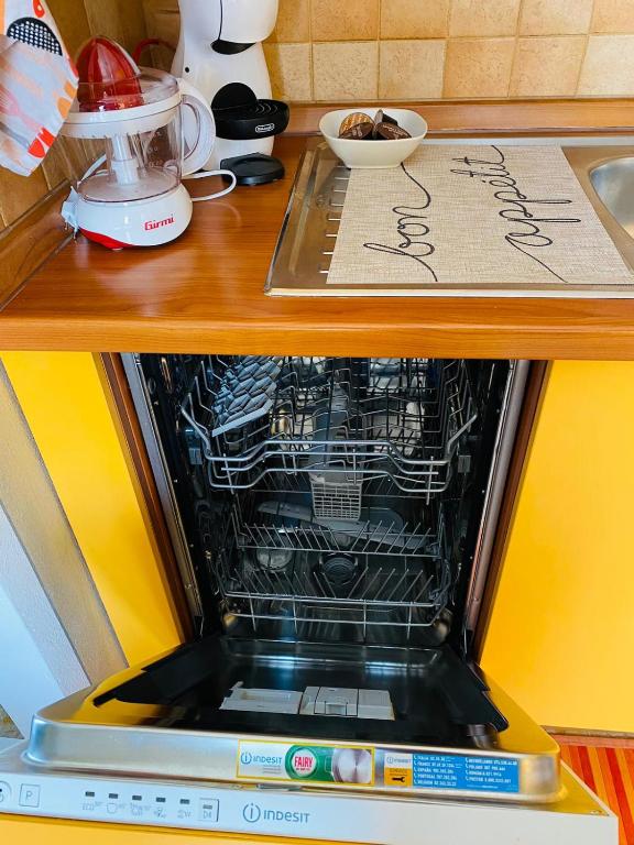 Kuchyň nebo kuchyňský kout v ubytování MyHouse