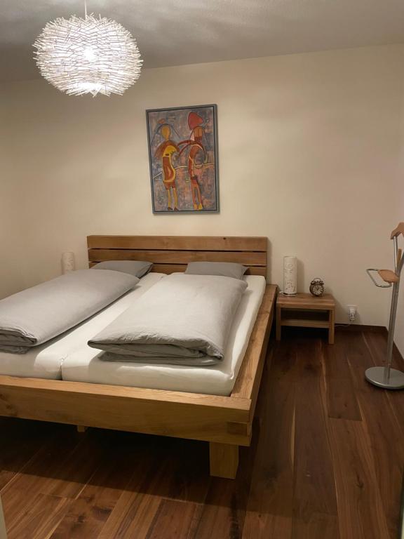 Postel nebo postele na pokoji v ubytování Ferienwohnung Efibach 41