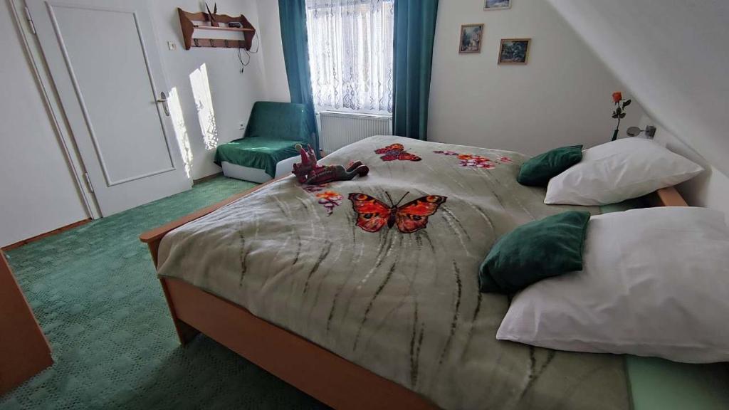 Postel nebo postele na pokoji v ubytování Holiday Home Moldava