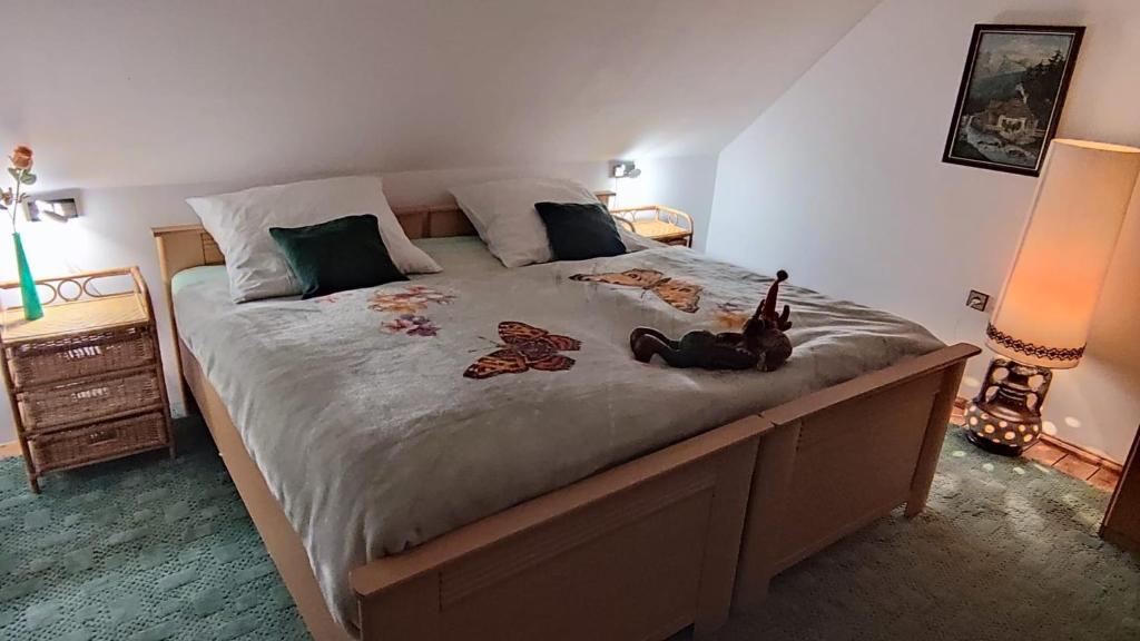 Postel nebo postele na pokoji v ubytování Holiday Home Moldava