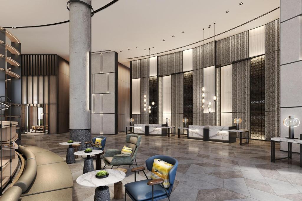 Posezení v ubytování Sheraton Zhaoqing Dinghu
