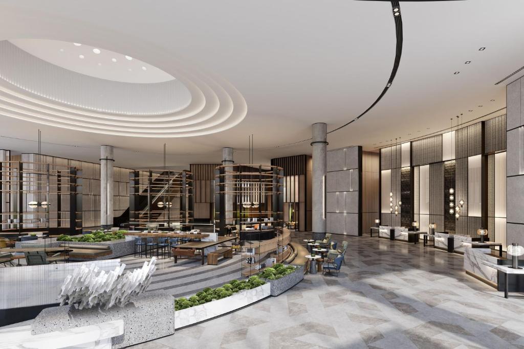 Posezení v ubytování Sheraton Zhaoqing Dinghu