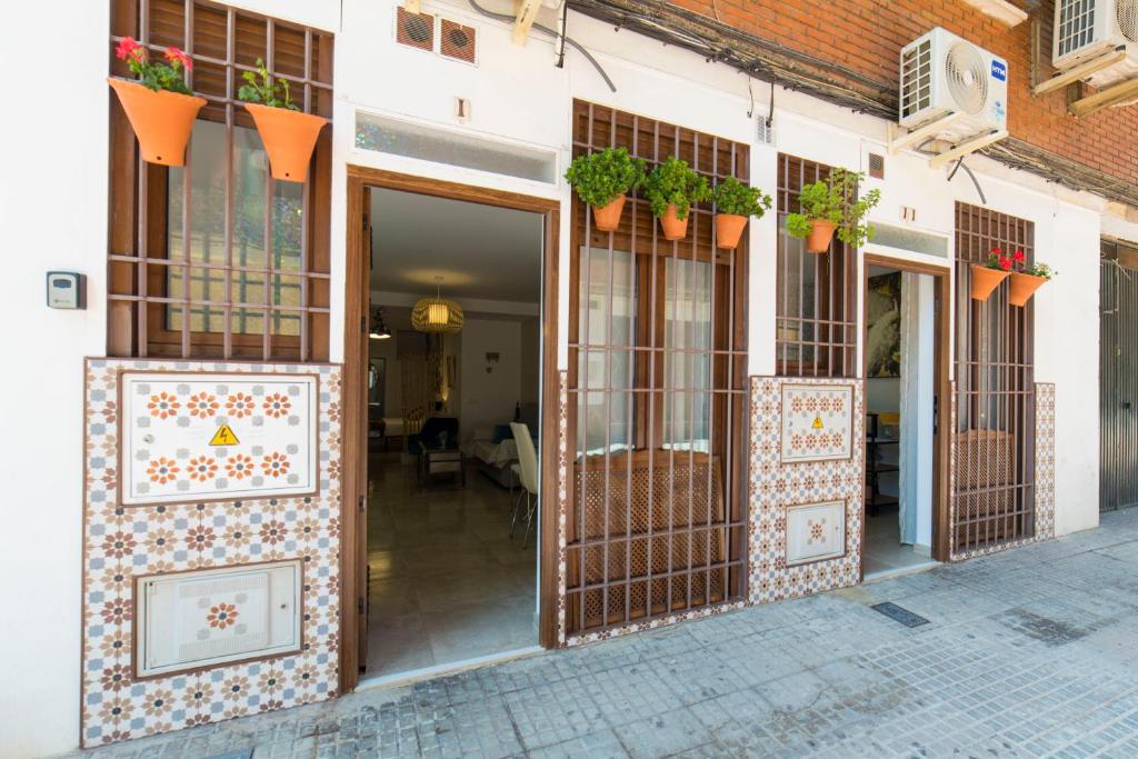 Exteriér alebo vchod do ubytovania Precioso Loft El Arcángel II junto a la Ribera