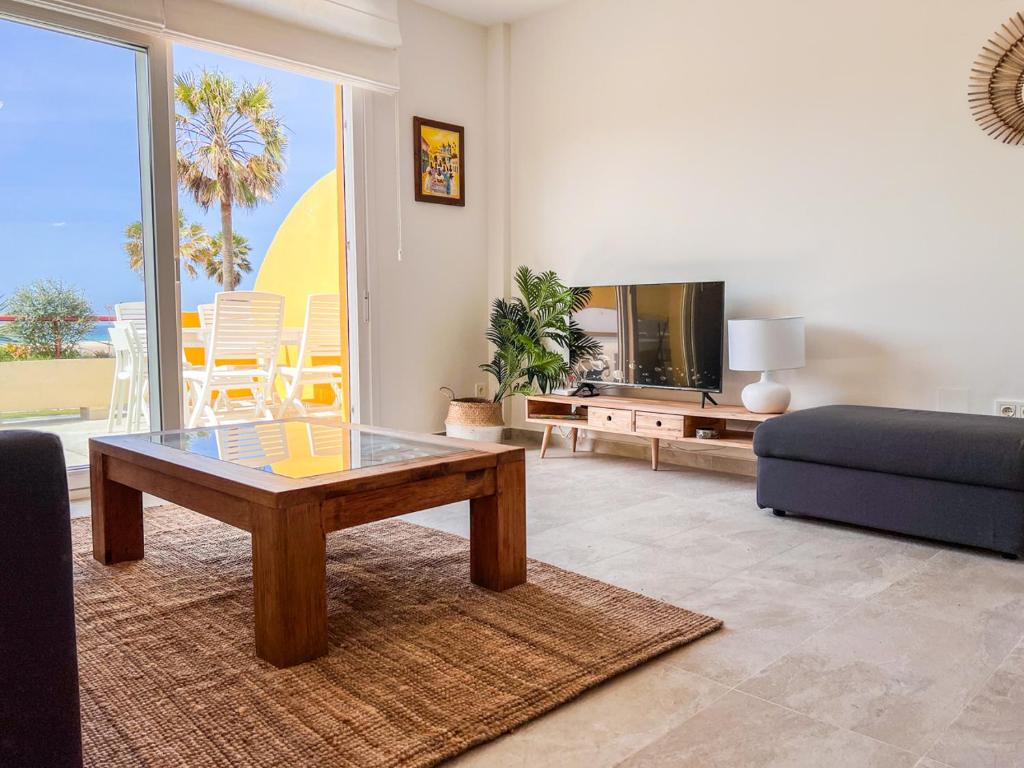 Posezení v ubytování Tarifa Cozy House PALM BEACH