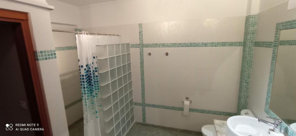 Koupelna v ubytování Casa Soare