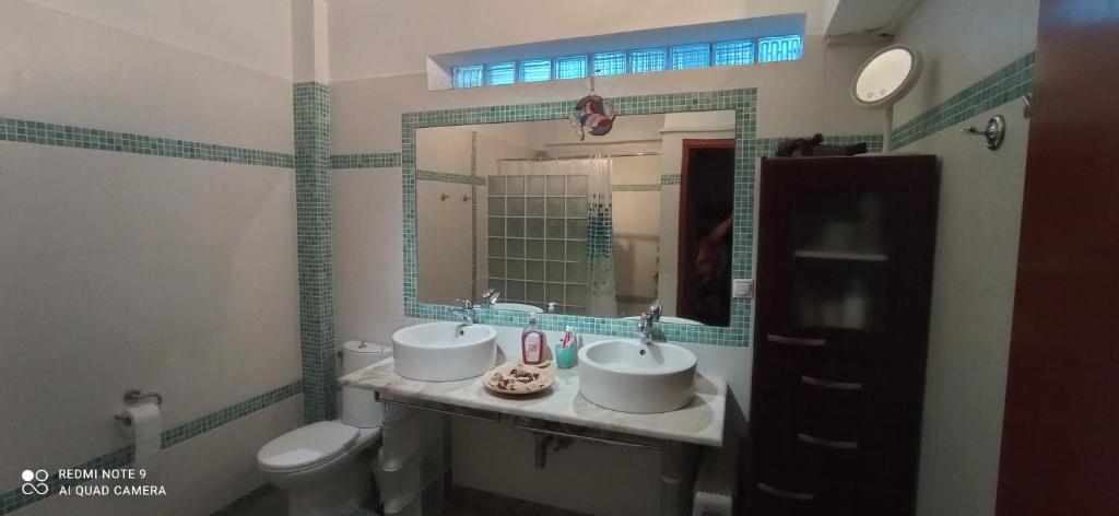 Koupelna v ubytování Casa Soare