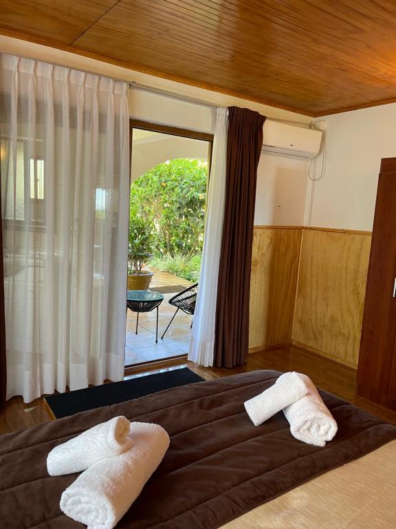 Postel nebo postele na pokoji v ubytování Teanehi Bed & Breakfast