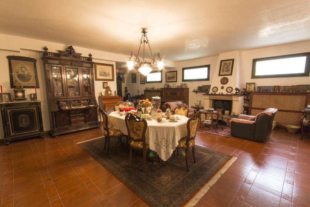 Posezení v ubytování B&B Luxury
