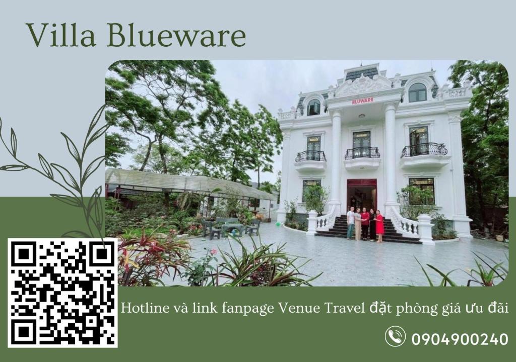 uma fotografia da mansão de Vila Blanche em Villa Blueware - Venuestay em Vĩnh Phúc
