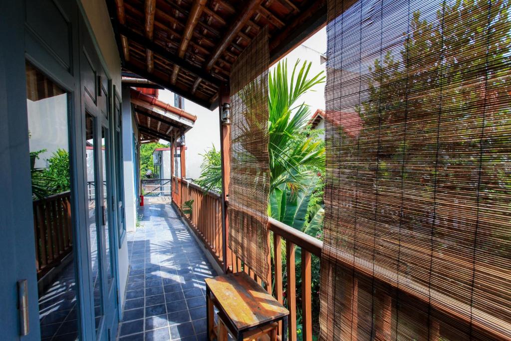 Balkón nebo terasa v ubytování LittleTamCoc Boutique Villa Ninh Binh