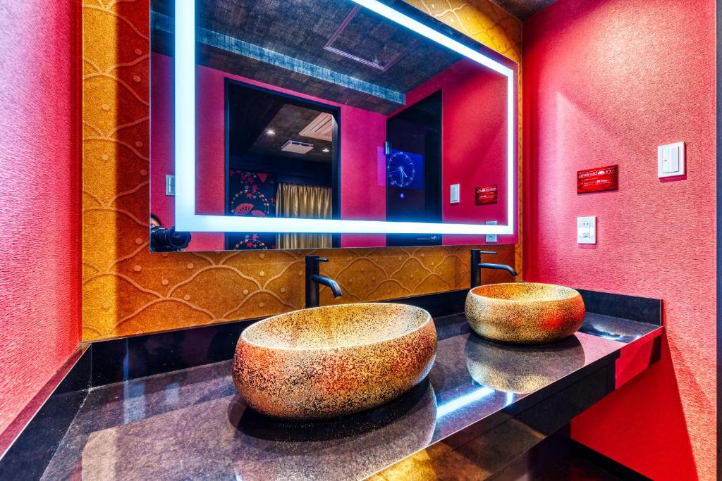 Posezení v ubytování Hotel Lotus Umeda -Adult Only